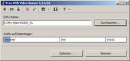 Free DVD Video Burner screenshot